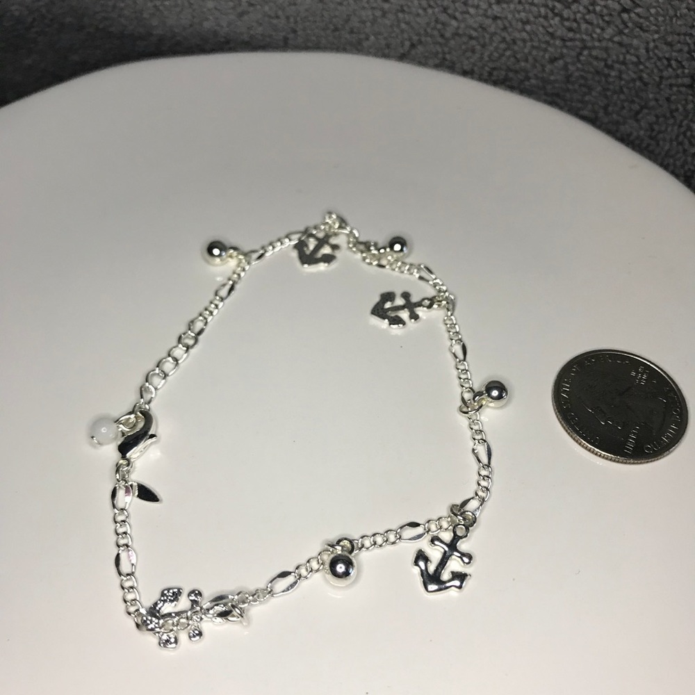Nautical ankle bracelet
